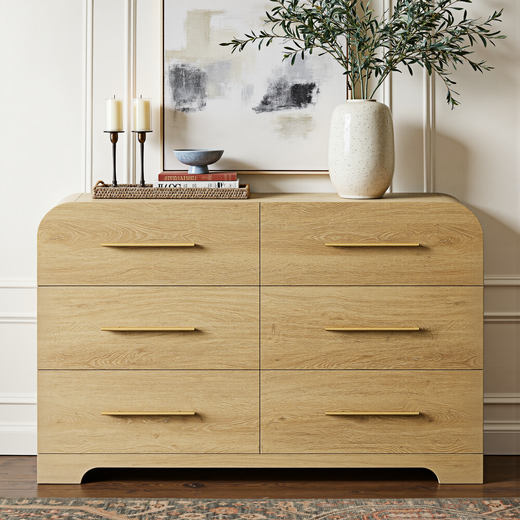 From Storage to Style: How a Rounded Dresser Elevates Your Bedroom？