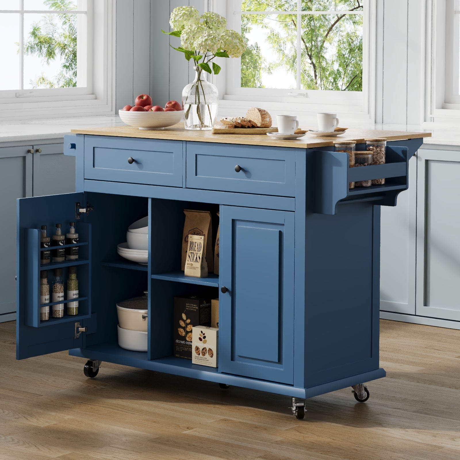 Can a Mid-Century Modern Serving Cart Replace Traditional Storage Solutions?