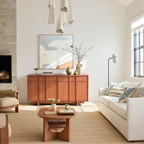 The Linear 63" Sideboard | Classic Cherry Wood Finish